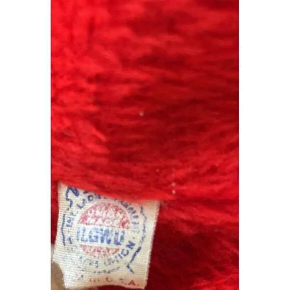 Macwil Saks Fifth Avenue Vintage Kids Wool‎ Hooded jacket Blue Red